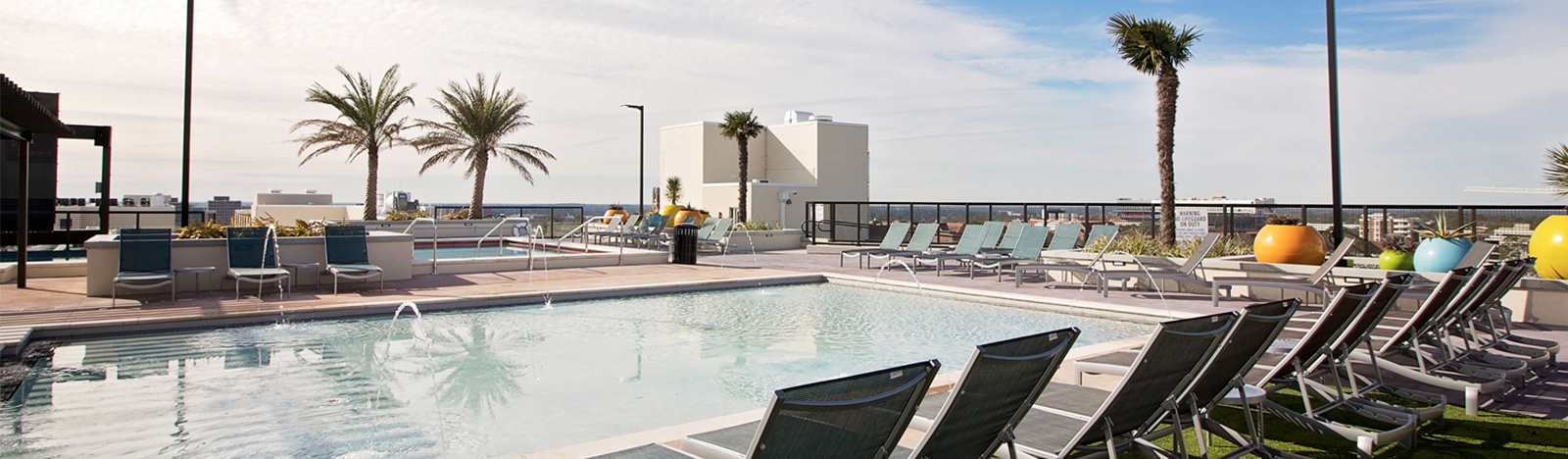 Resort style pool