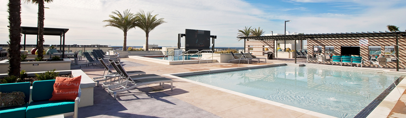 Resort style pool