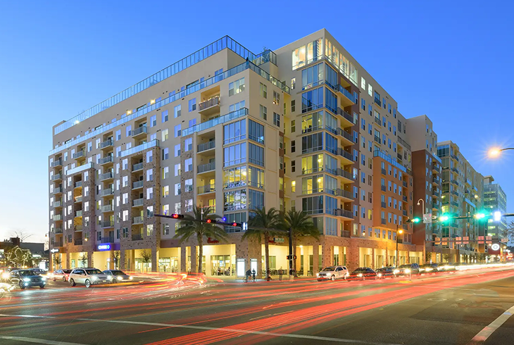 Nighttime view of the Standard at Gainesville