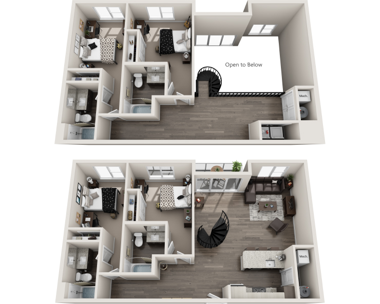 The Dawson VIP - 4BR, 4 BA Floor plan
