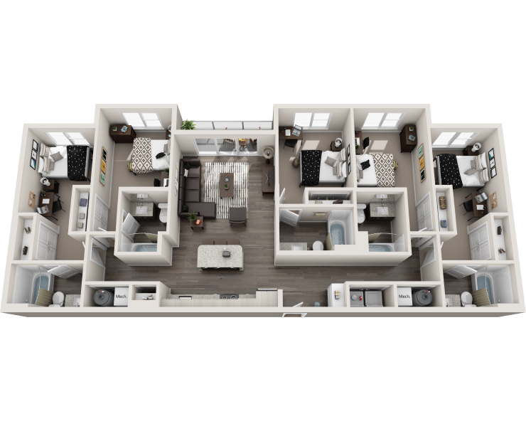 The Hounslow - 5Br, 5Ba Floor plan